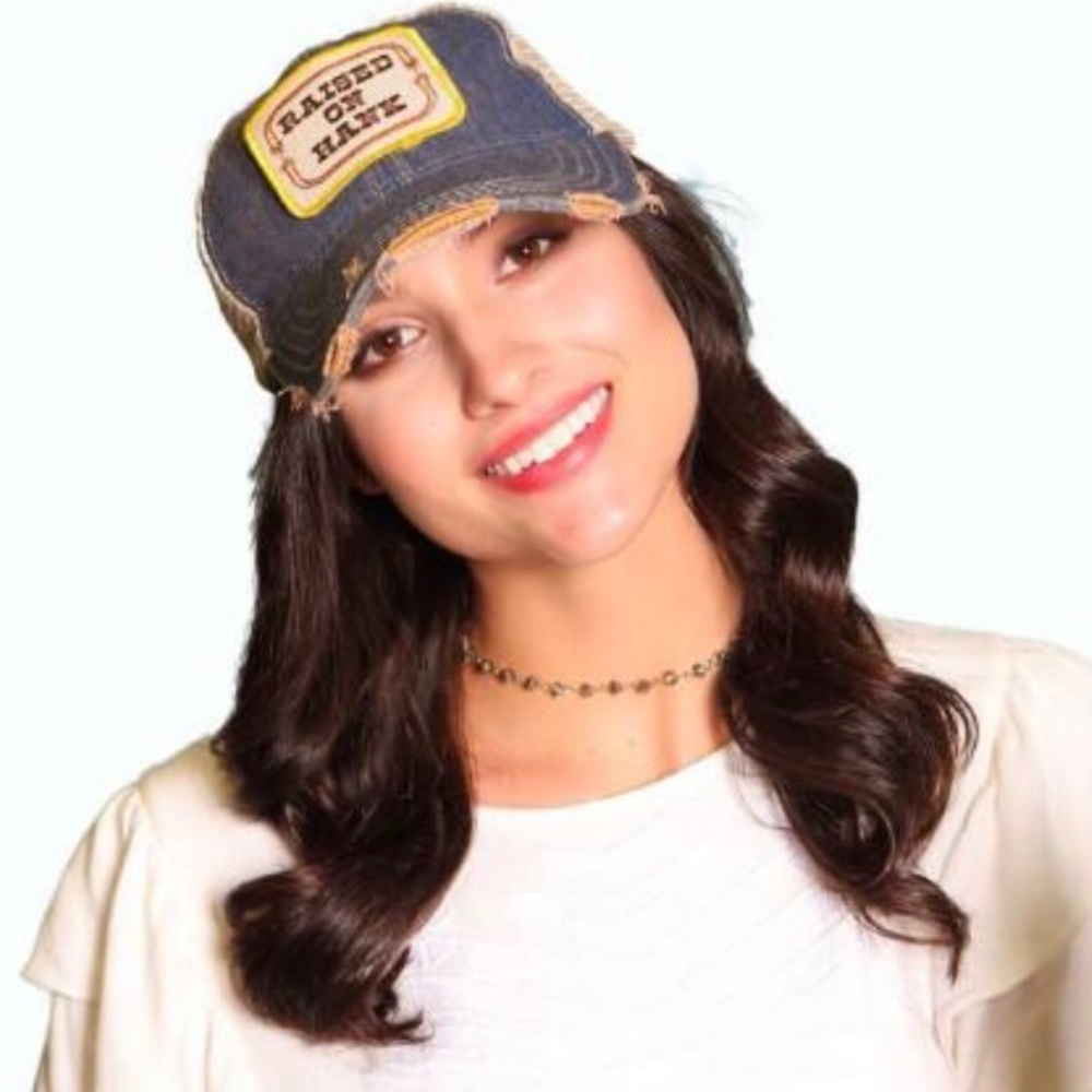 Judith March “Raised on HANK” WILLIAMS Trucker Hat